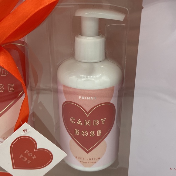 NEW! FRINGE Set- CANDY ROSE Hand Cream, Body Lotion, Facial Sheet Masks - Picture 4 of 9